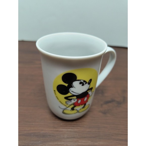 Mickey Mouse Walt Disney Disney Land Coffee Porcelain Mug  Japan Vintage Item - Picture 4 of 6